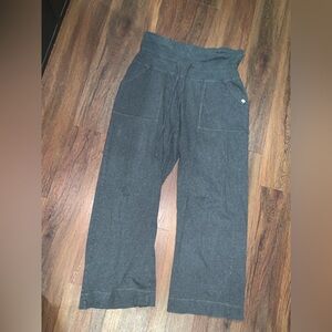 Pact Dark Gray Organic Cotton high rise lounge pants pj cozy casual fall